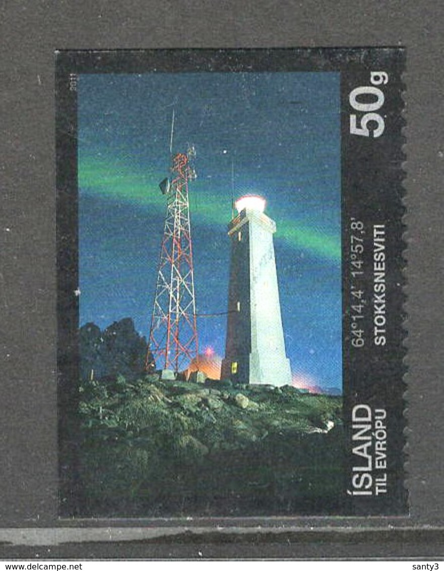 Ijsland, Yv 1236 Jaar 2011 Vuurtoren,, Gestempeld - Used Stamps