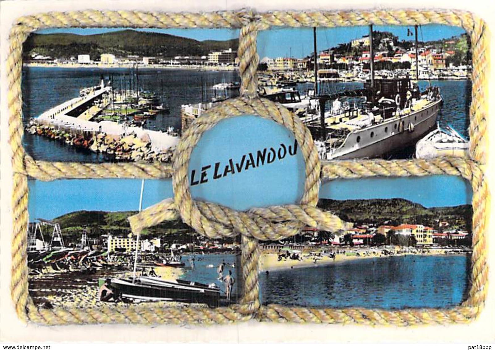 83 - LE LAVANDOU : Jolie Multives - CPSM Dentelée Colorisée Grand Format - Var - Le Lavandou