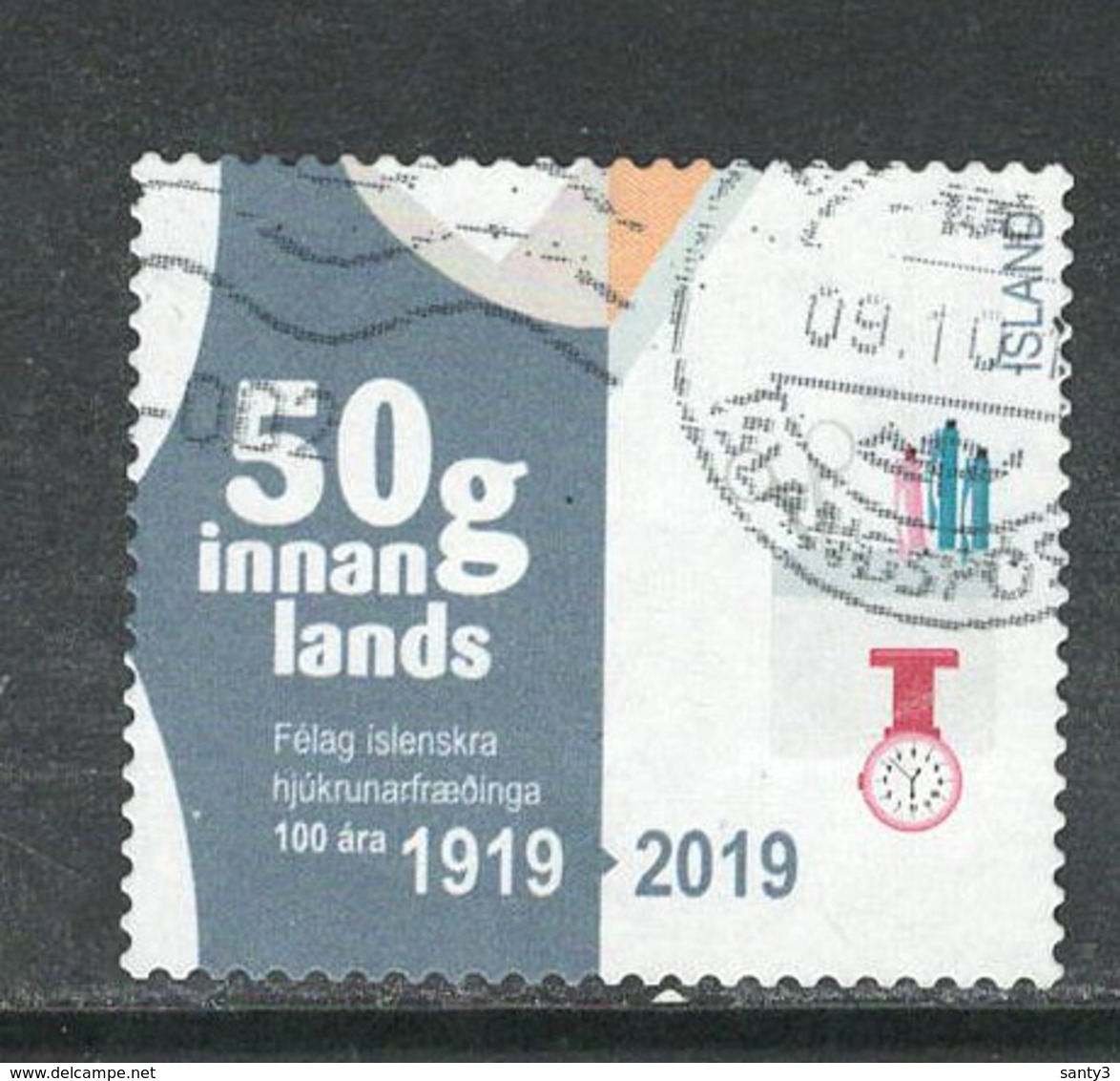 Ijsland, Yv  Jaar 2019   Gestempeld - Used Stamps