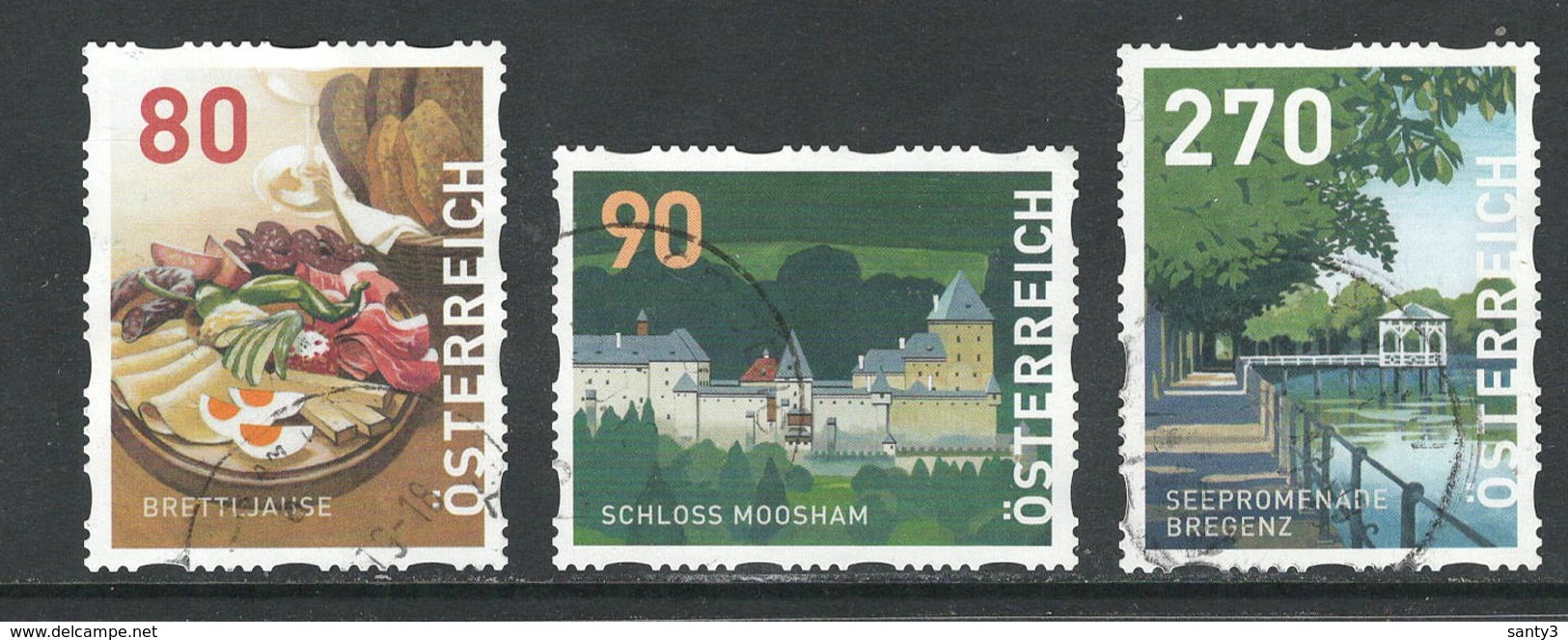 Oostenrijk, Mi Dispenser-Marken 21-22-24 Jaar 2019,   Hoge Waarde,  Gestempeld - Used Stamps