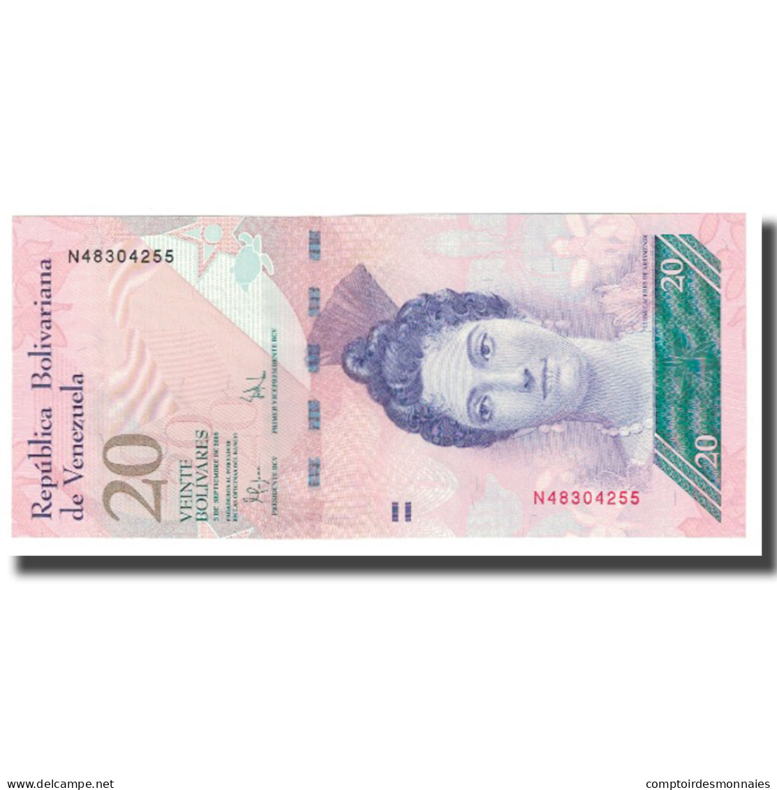 Billet, Venezuela, 20 Bolivares, 2009, 2009-09-03, KM:91d, NEUF - Venezuela