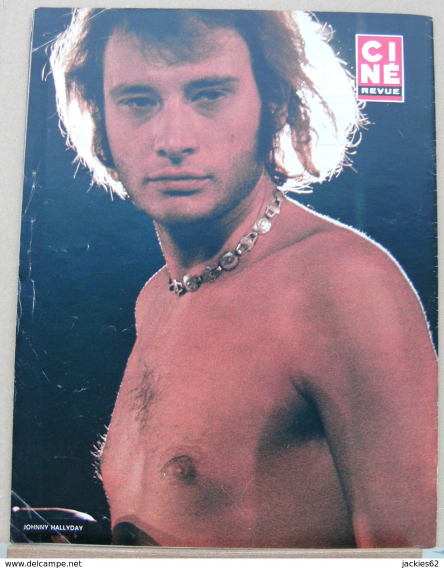 CINE REVUE N°40/1971, Jean-Paul Belmondo Au Standard De Liège, Hallyday (Photo), Voir Description - Film