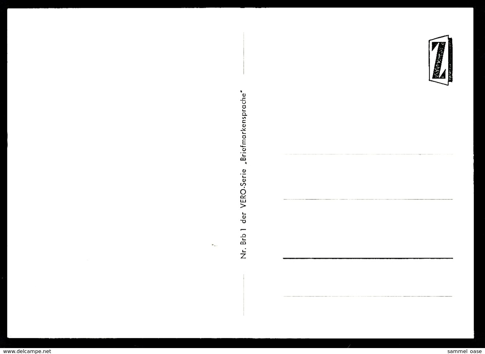 Briefmarkensprache  -  Lieben Und Geliebt Zu Werden  -  Ansichtskarte 1965    (12151) - Briefmarken (Abbildungen)