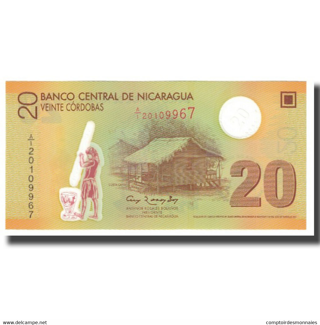 Billet, Nicaragua, 20 Cordobas, 2007, 2007-09-12, KM:202, NEUF - Nicaragua