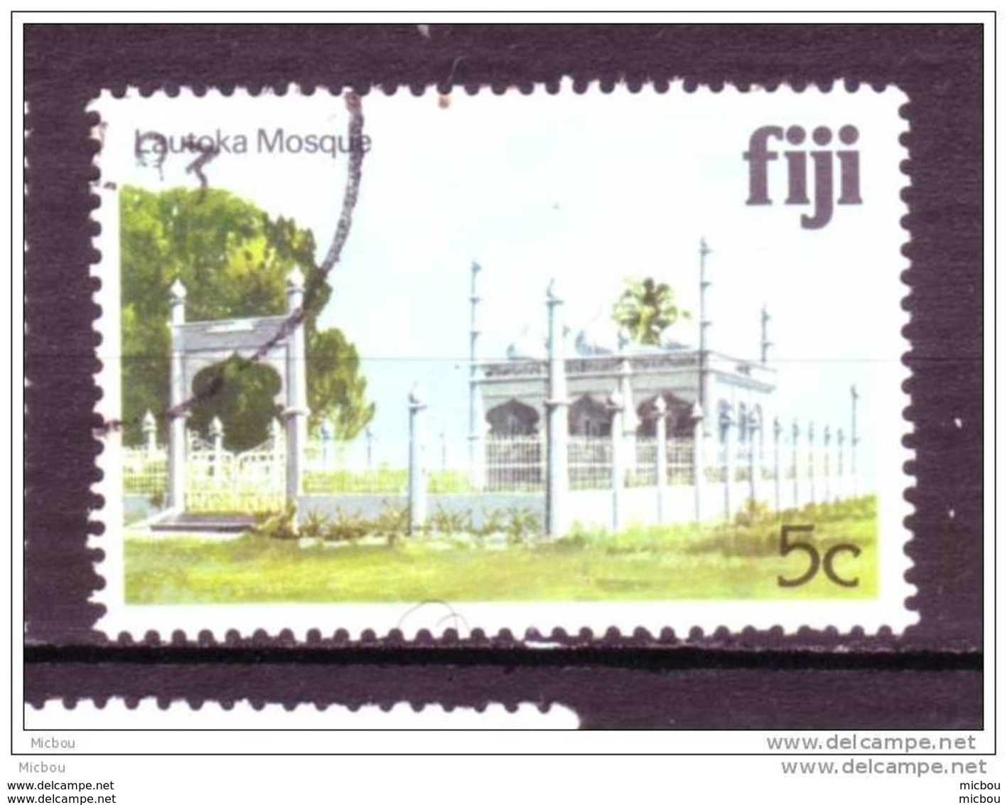 ##25, Fiji, Fidgi,5¢, Architecture, Religion, Mosquée, Mosque - Fidji (1970-...)