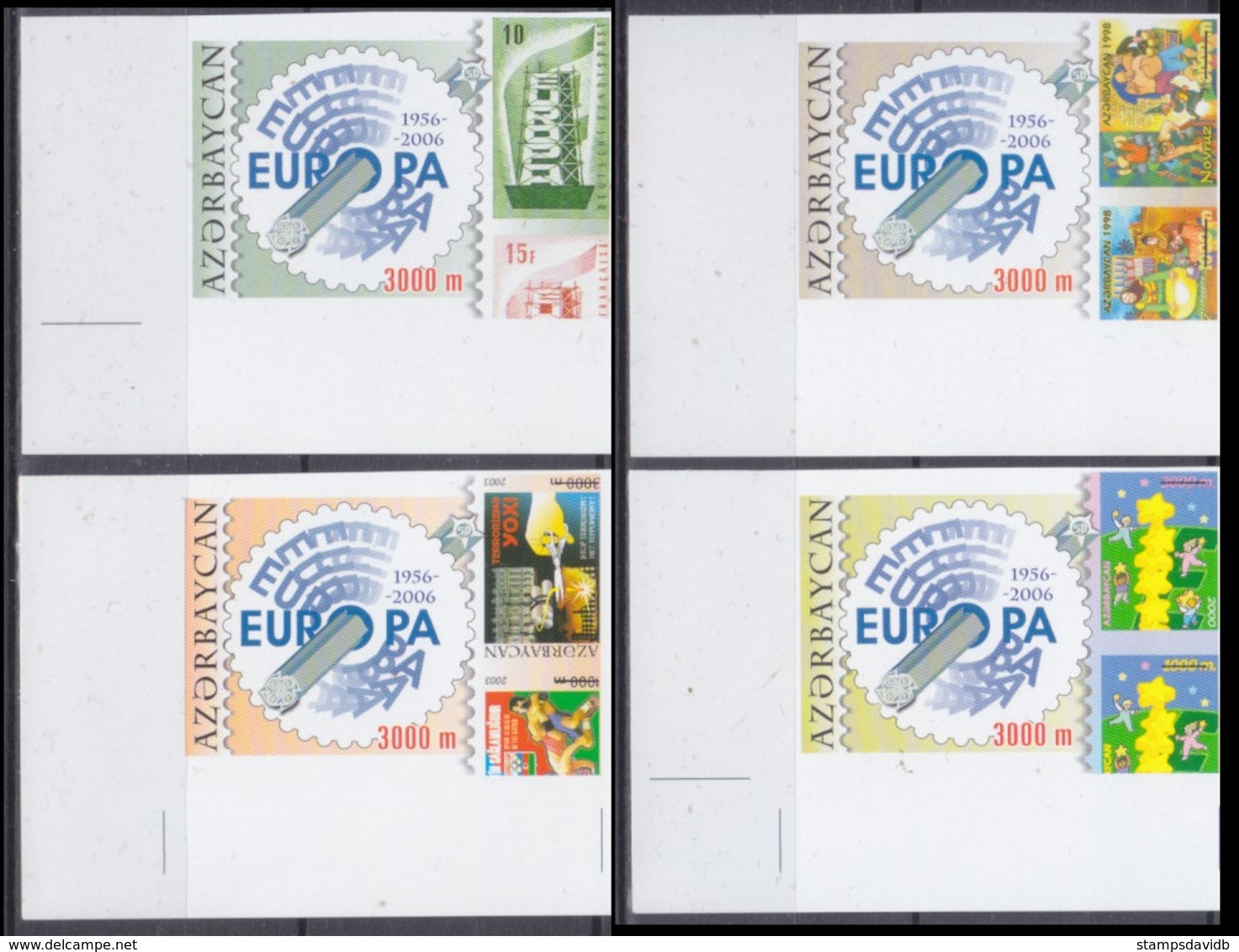 2005	Azerbaijan	620-623b	50th Anniversary Of The First Europa CEPT Stamps	9,00 € - 2006