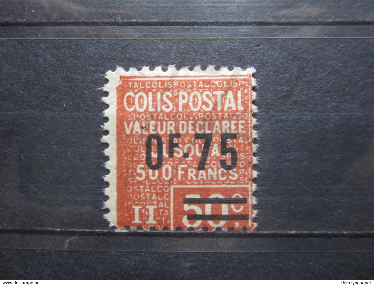 VEND BEAU TIMBRE DES COLIS POSTAUX DE FRANCE N° 91 , PETIT FORMAT , SURENCRE A GAUCHE , X !!! - Nuovi