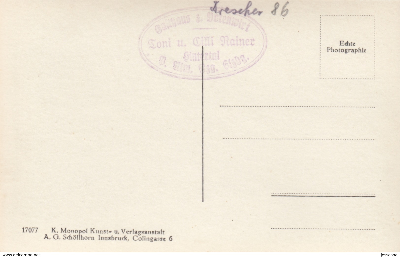 AK - Salzburg - Saalfelden - Hintertal B. Maria Alm - 1933 - Saalfelden