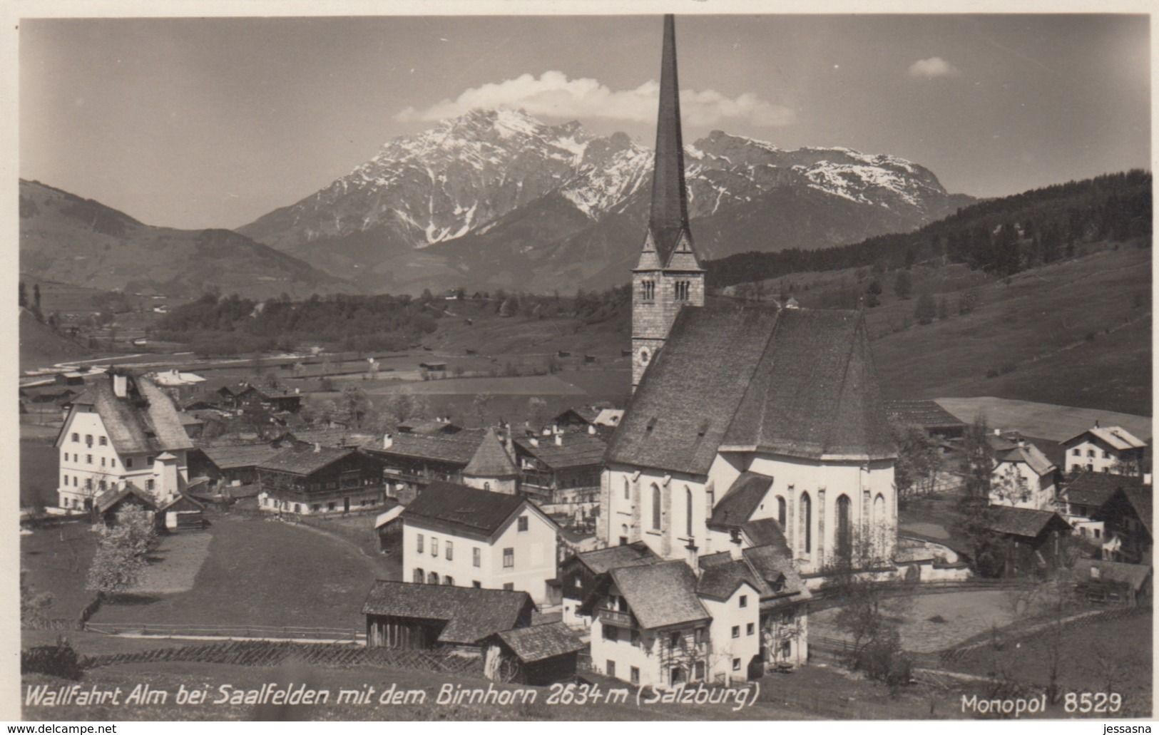 AK - Salzburg - Alm B. Saalfelden - 1950 - Saalfelden