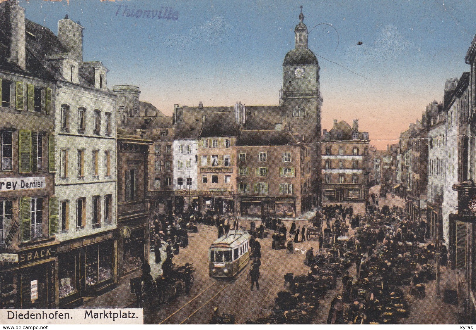 (57) DIEDENHOFEN Marktplatz -  THIONVILLE. Place Du Marché  ( Frey Dentist) - Thionville