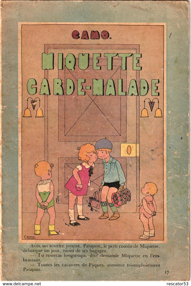 Rare Livre BD De Camo Miquette Garde-malade - Autres & Non Classés