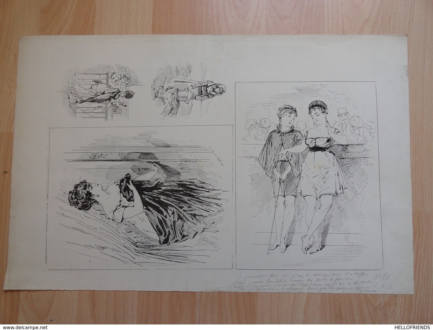 RARE : GROS LOT DE PLUS DE 600 DESSINS ALFRED GREVIN 1827-1892