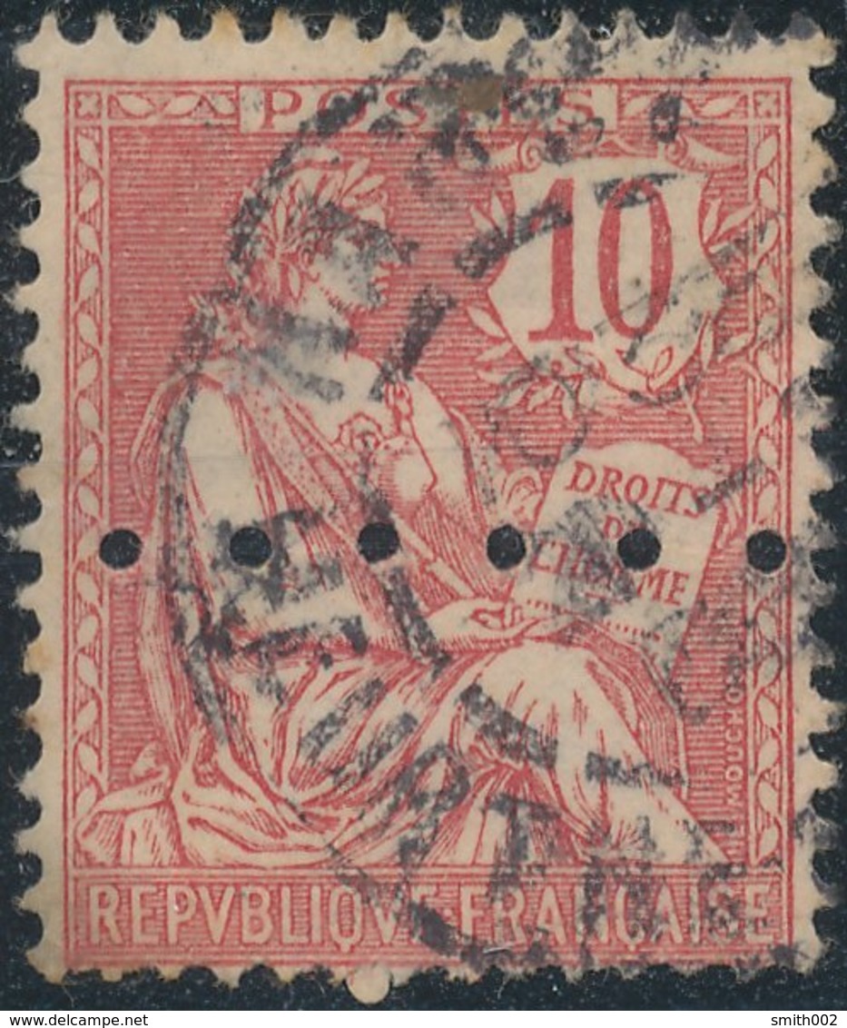 FRANCE - 1902, Mi 102, Perforé - Gebraucht