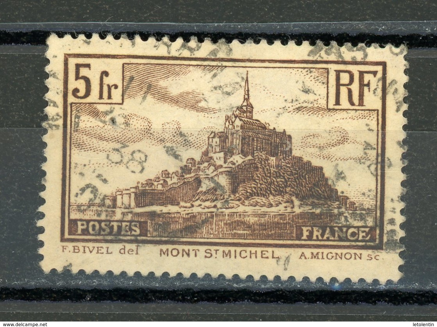 FRANCE - MONT SAINT MICHEL - N°Yt 260 Obliration De "? De 1938" - Usati