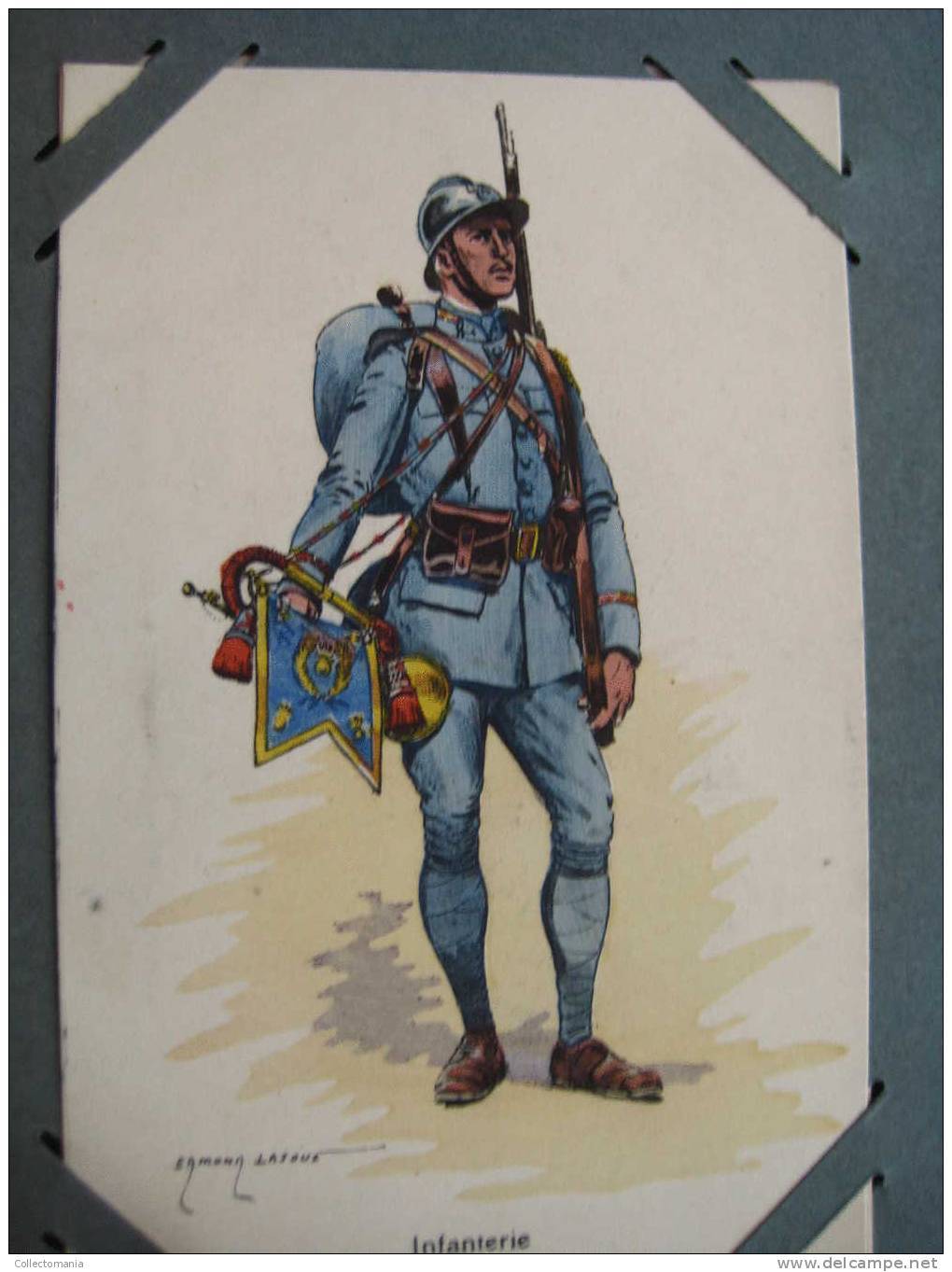 Military Uniforms - Regiments ,499 Postcards, Album SPLENDID, Lithography Hand Coloured, Around 1900 Condition VG - Uniformes