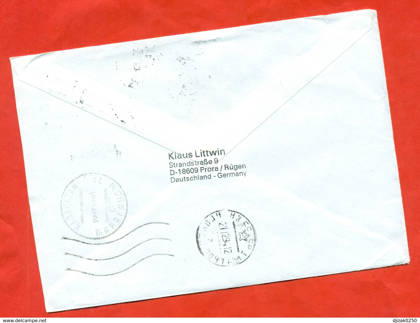 Germany 1994. The Envelope Passed The Mail. Airmail. - Covers