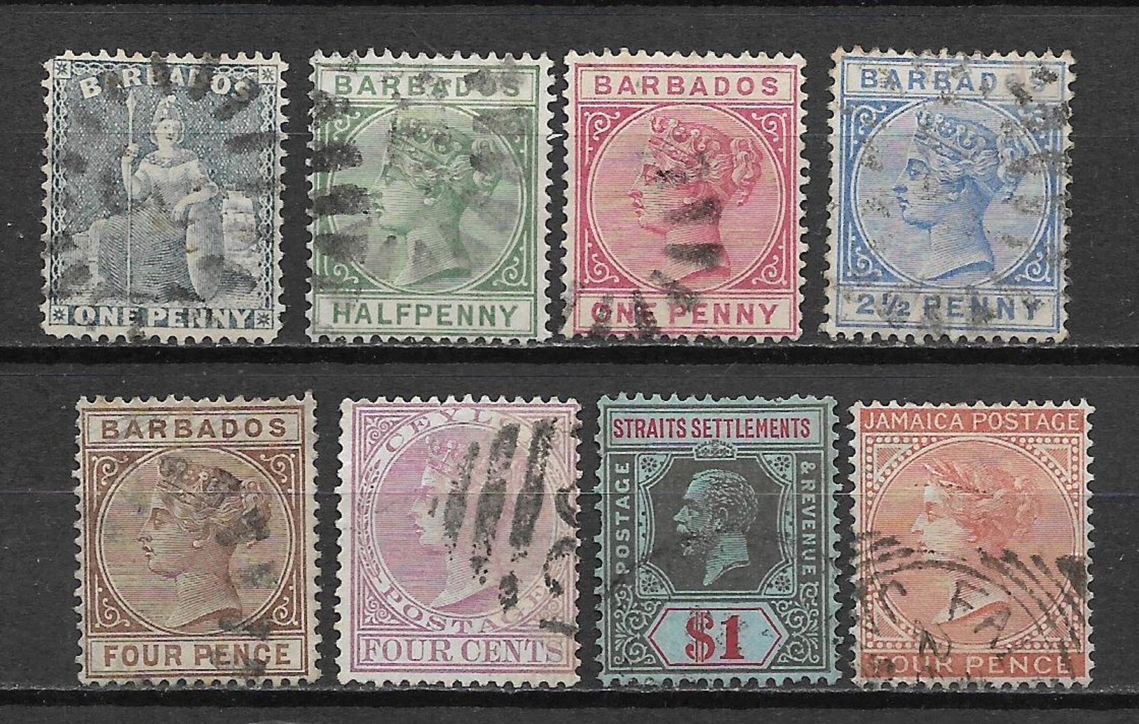 Great Britain Colony, Lot Of Used Stamps - Altri & Non Classificati