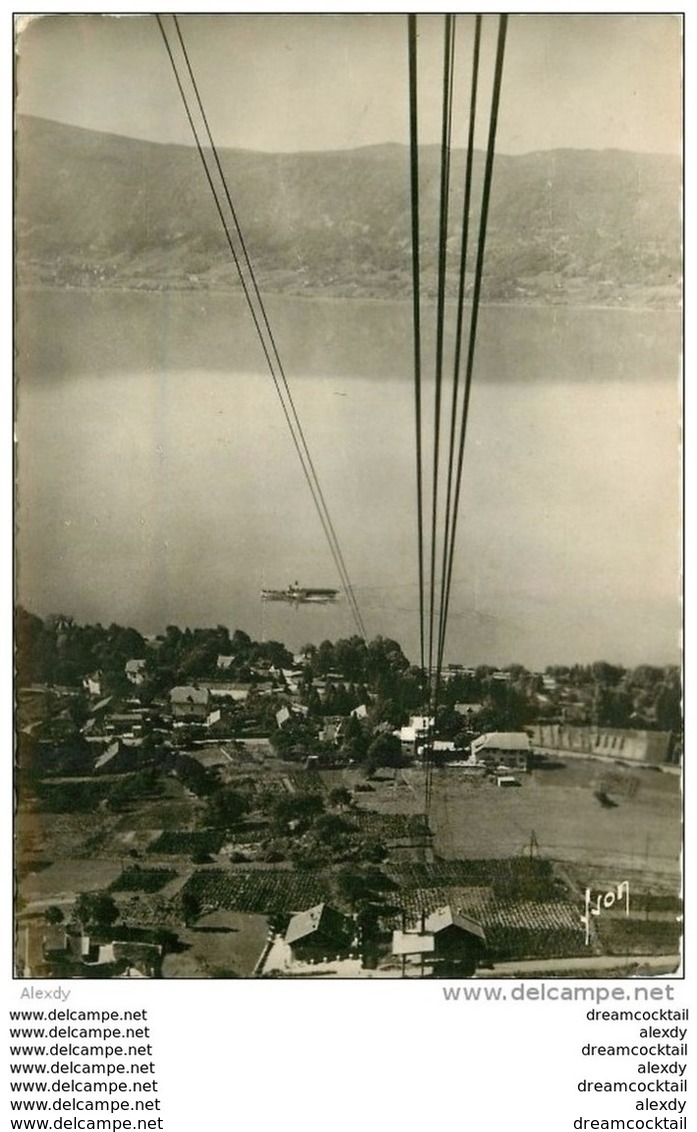 Photo Cpsm Cpm 74 ANNECY. Le Téléphérique 1949. Pour Fréjus - Annecy