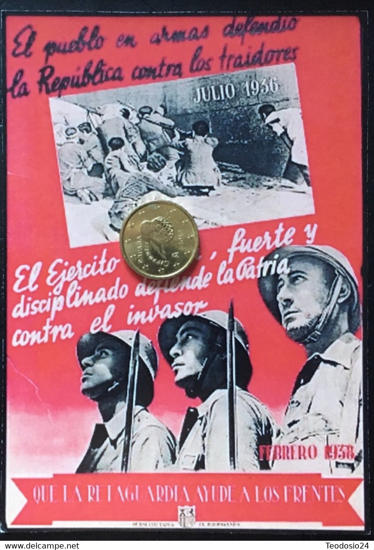 Cartel Guerra Civil Española Reproduccion - Patrióticos