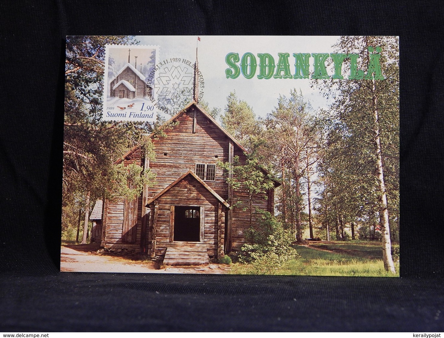 Finland 1989 Sodankylä Church Maxicard__(U-2295) - Maximum Cards & Covers