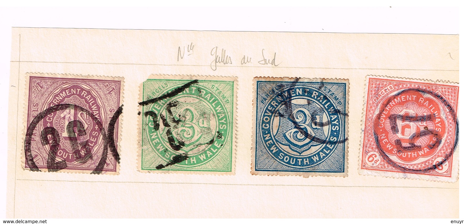 Nouvelle Galles Du Sud. Timbres Fiscaux à Identifier. Ancienne Collection. Old Collection. - Collections (sans Albums)