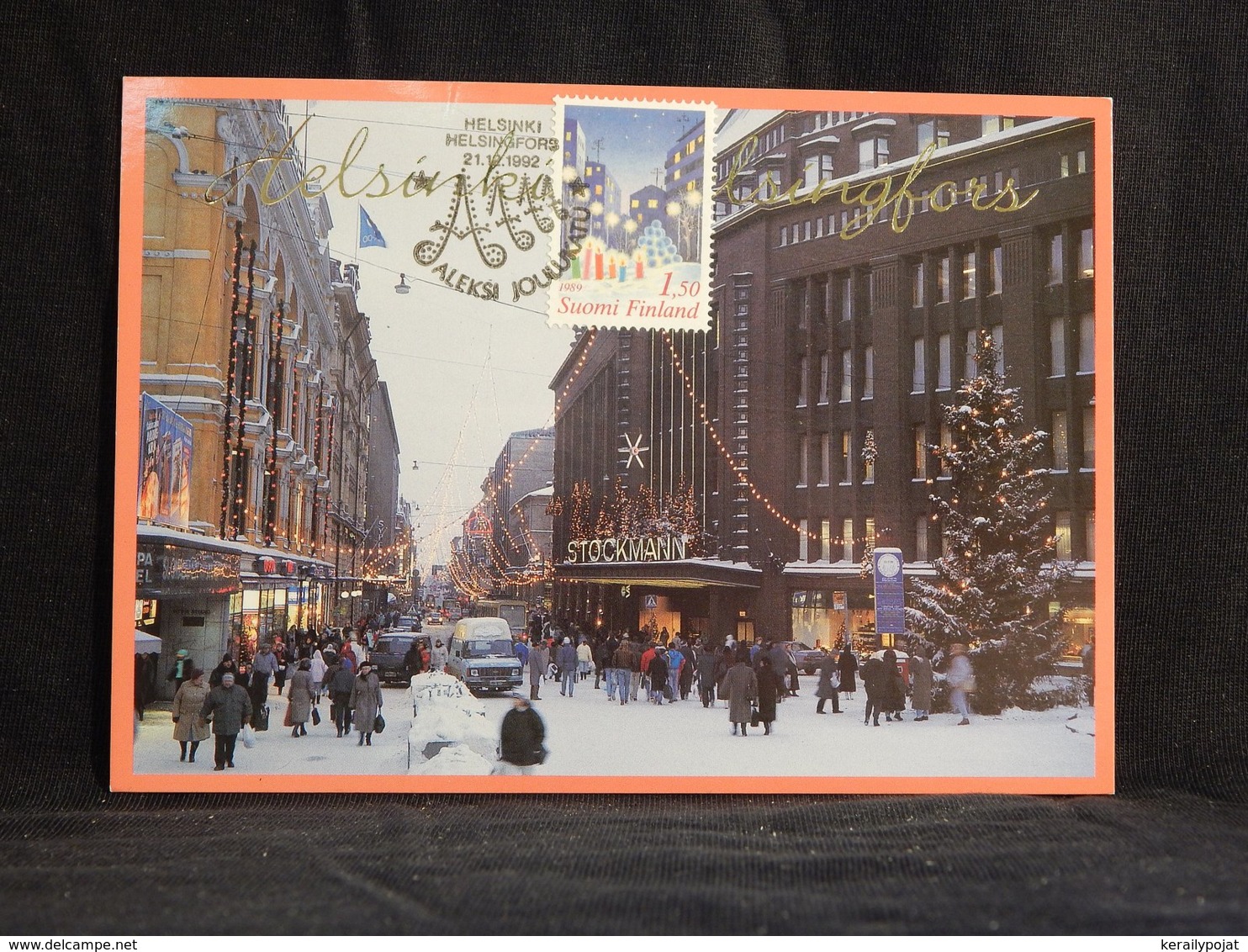Finland 1992 Christmas Maxicard__(U-2456) - Maximum Cards & Covers