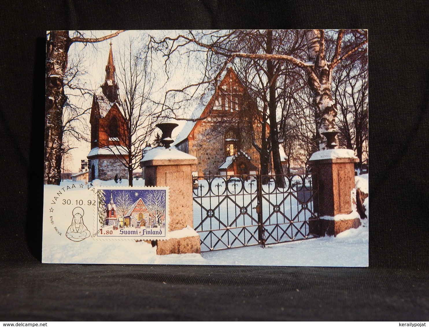 Finland 1992 Vantaa Church Maxicard__(U-2296) - Maximum Cards & Covers