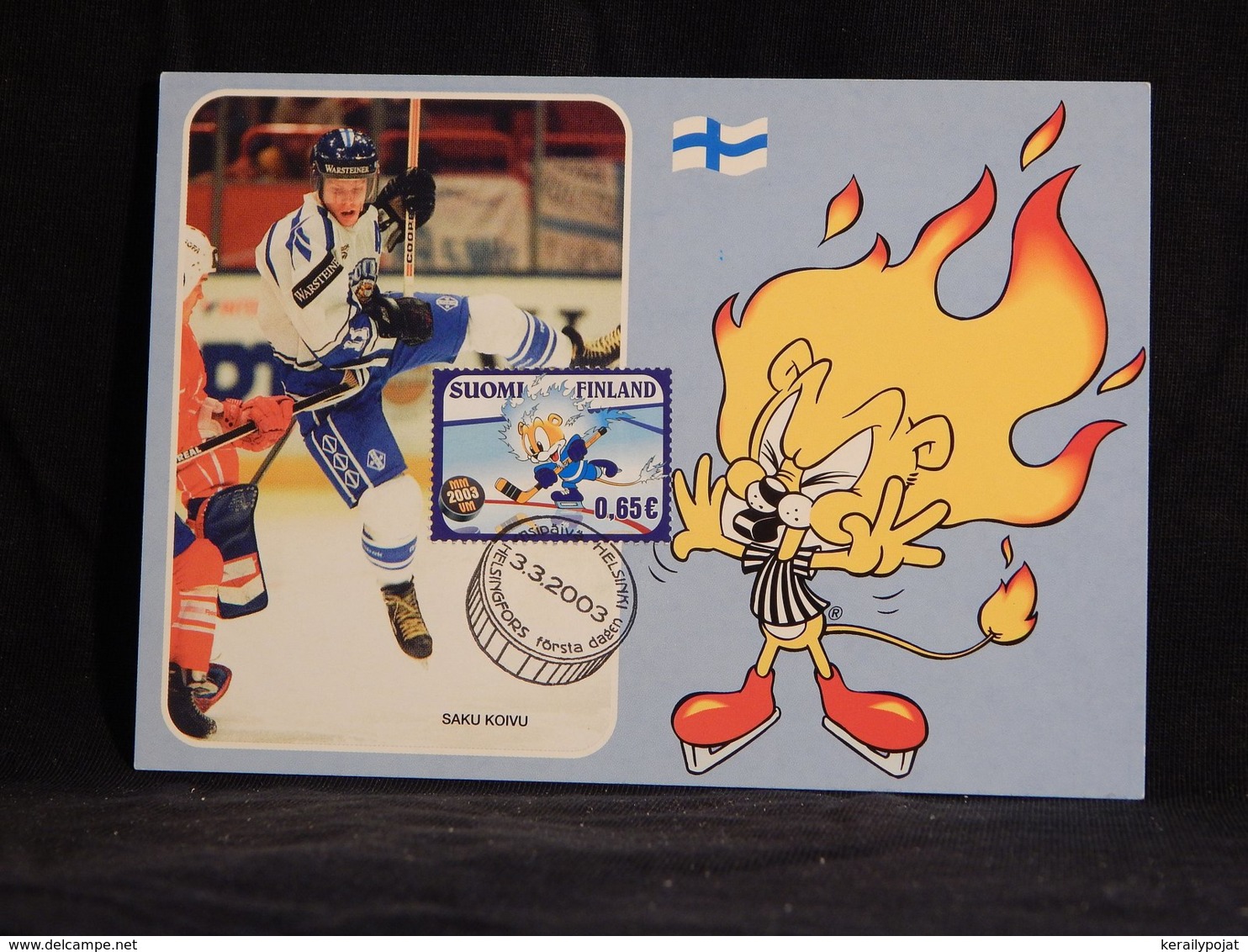 Finland 2003 Ice Hockey Maxicard__(U-2263) - Maximum Cards & Covers