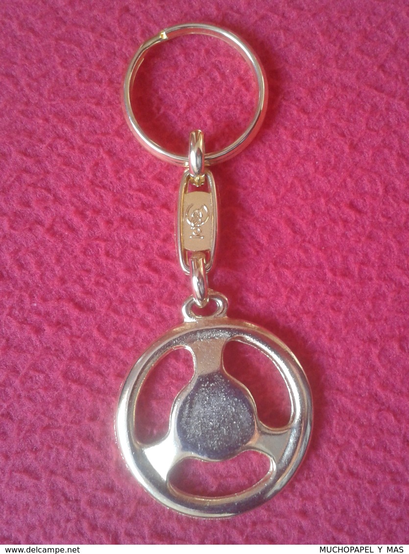 LLAVERO KEYRING PORTE-CLÉS KEYCHAIN FIAT CARS VOITURES AUTOMÓVILES CAR VOITURE ITALY VOLANTE DE COCHE STEERING WHEEL.... - Otros & Sin Clasificación