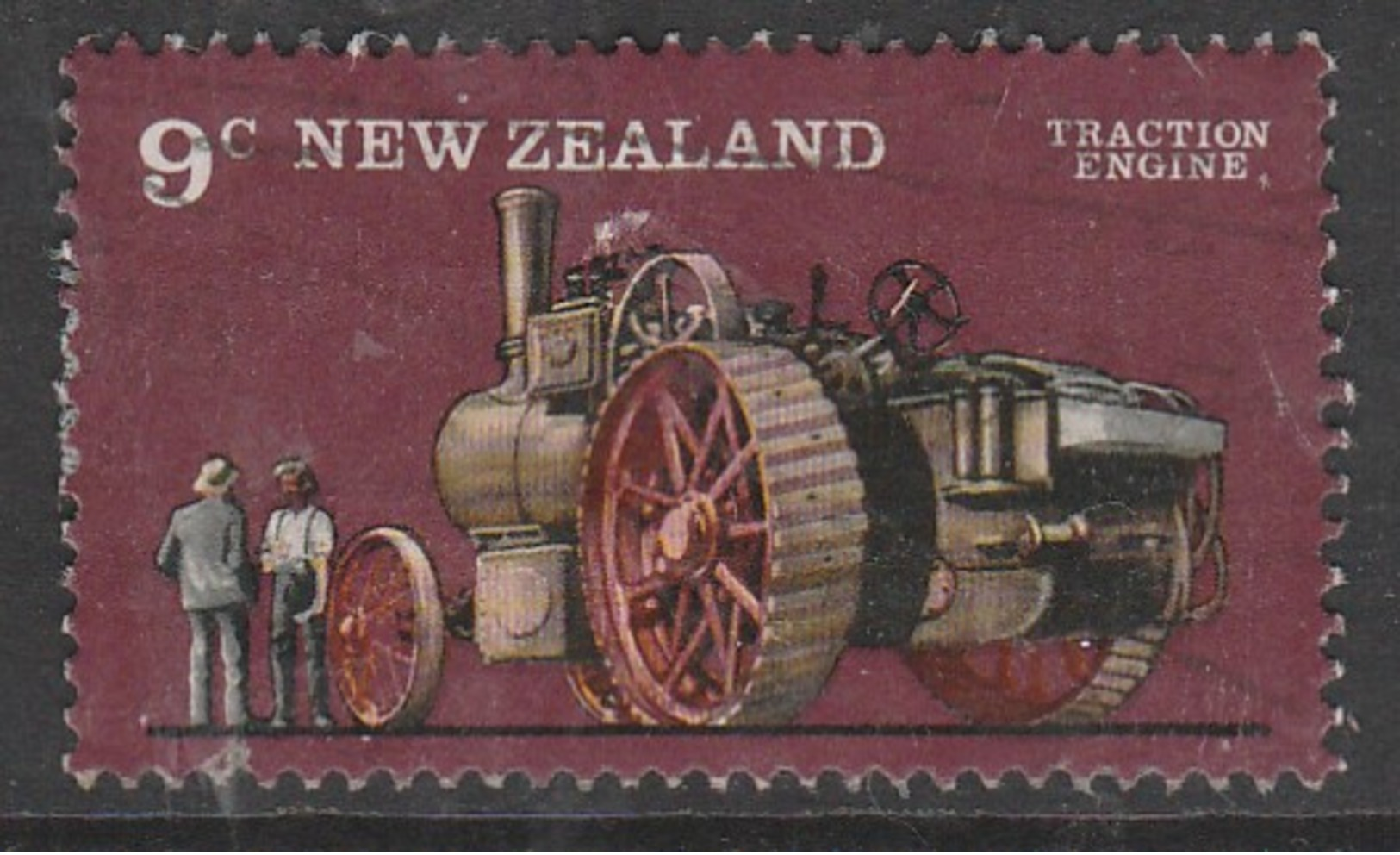 New Zealand 1976 Vintage Farm Transport 9C Multicoloured SW 700 O Used - Used Stamps