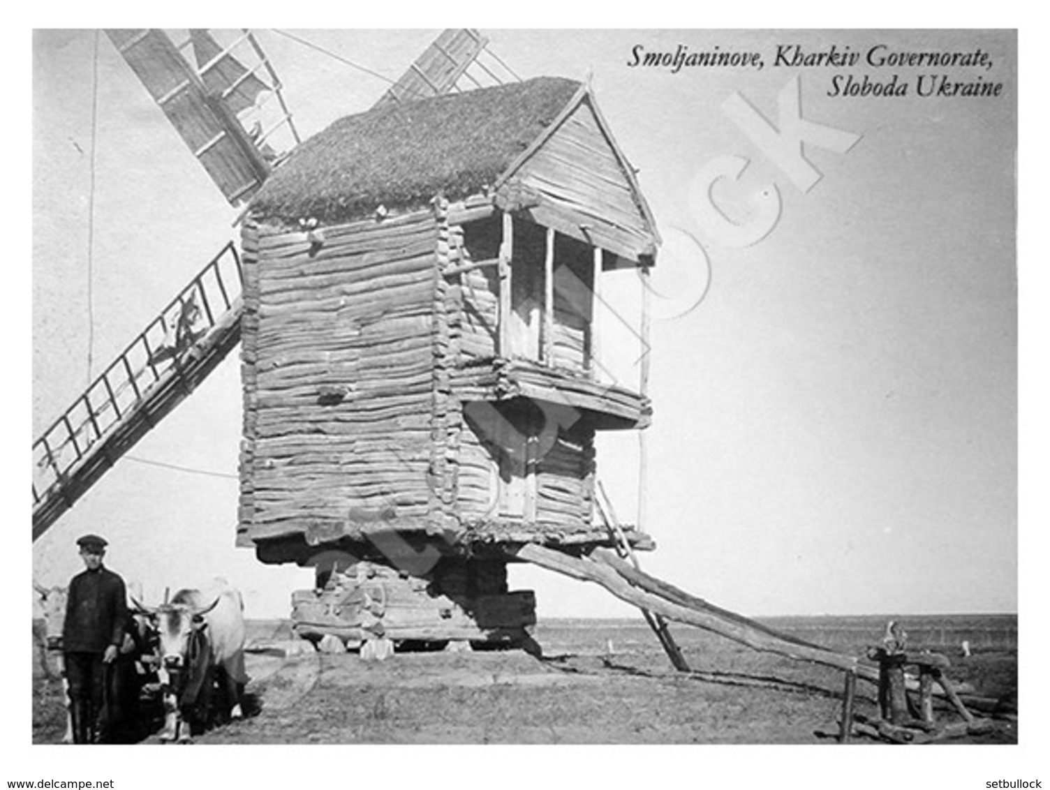 Postcard | Windmill | Smoljaninove | Ukraine - Mulini A Vento