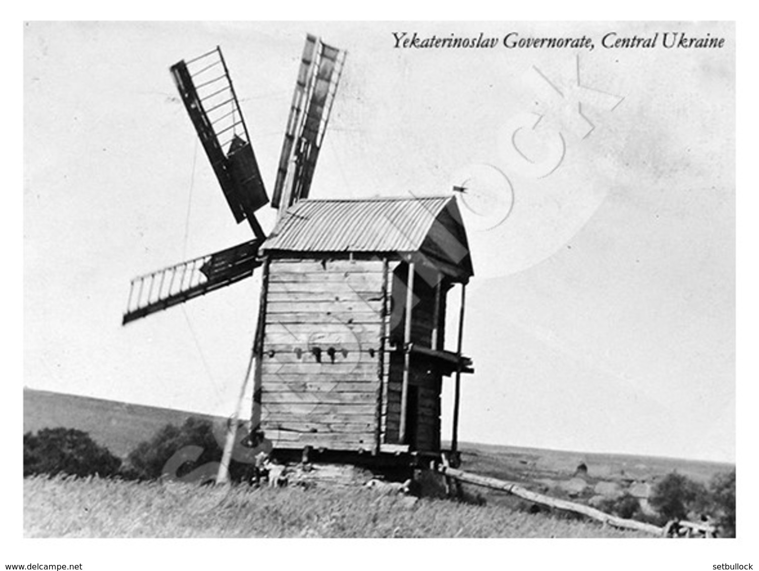 Postcard | Windmill | Yekaterinoslav Governorate | Ukraine - Mulini A Vento