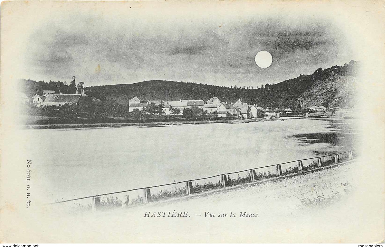 Hastière - < 1900 - Vue Sur La Meuse - Hastière