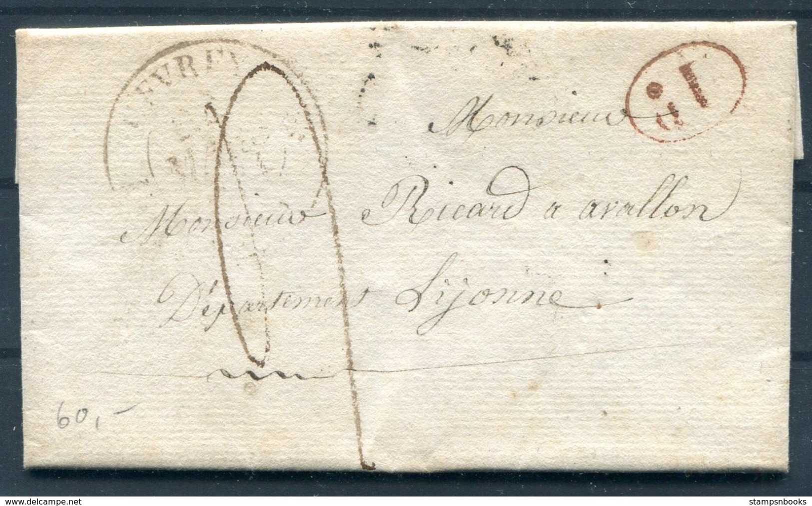 1834 France Entire. - 1801-1848: Precursors XIX