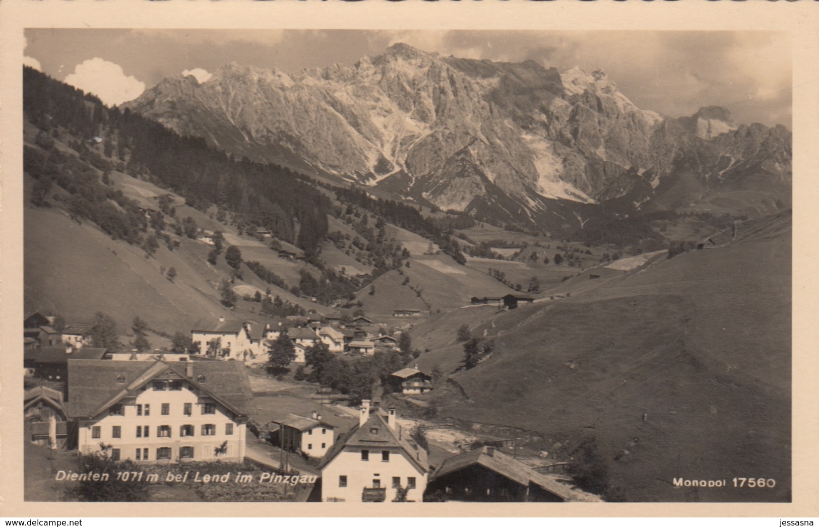 AK - Salzburg - DIENTEN Bei LEND - Ortsansicht - 1930 - Dienten