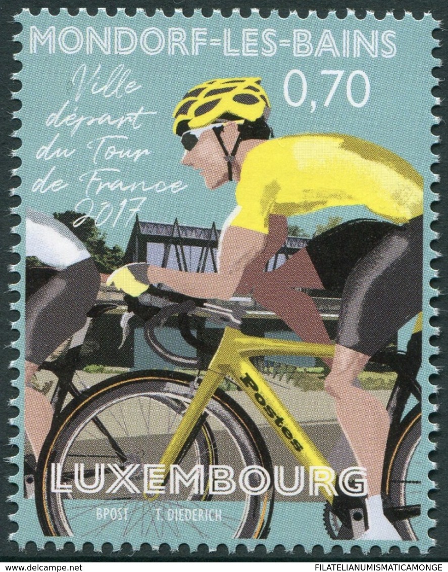 Luxemburgo 2017  Yvert Tellier Nº  2077 ** Tour De Francia "Mondort" - Ungebraucht