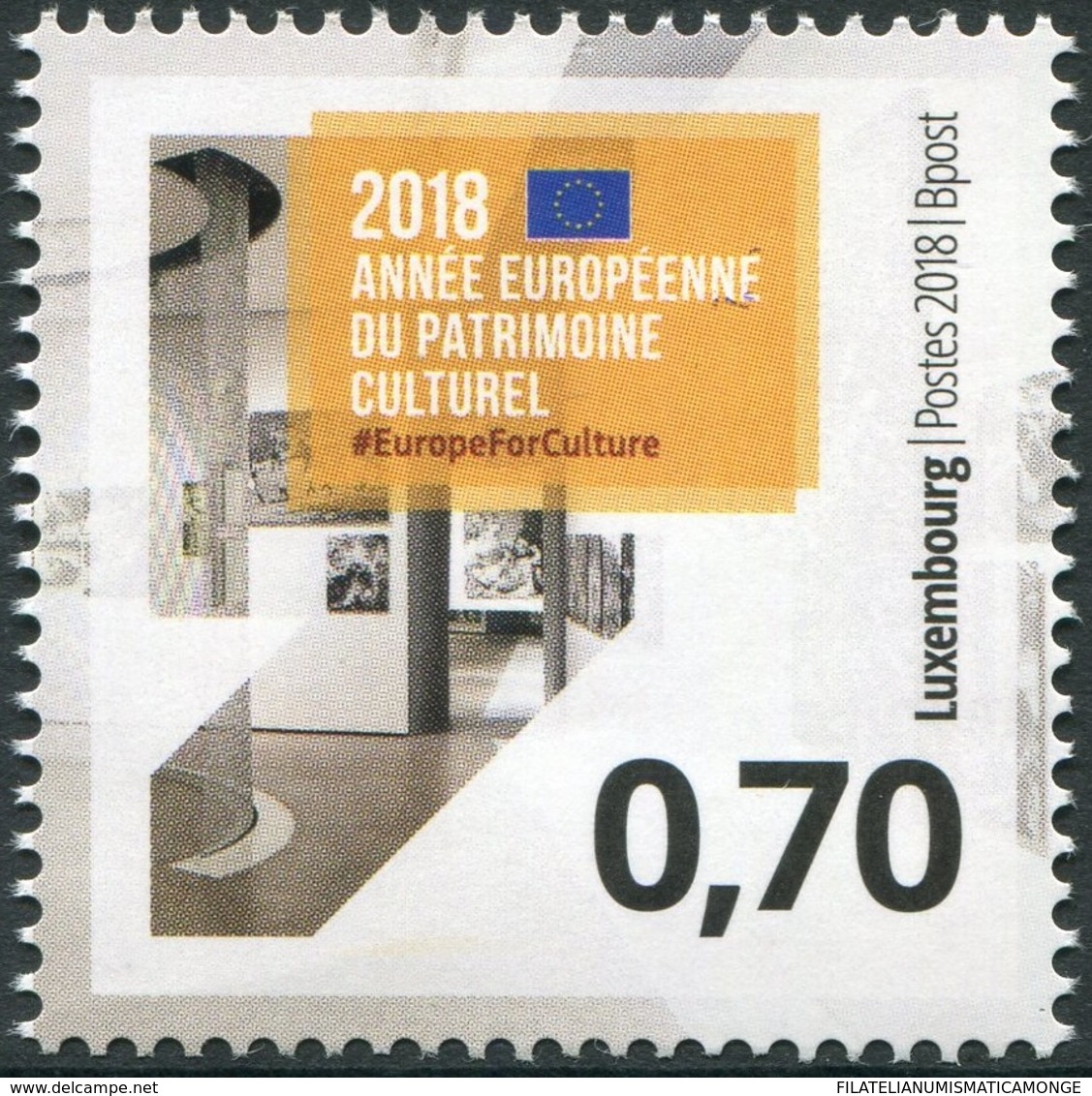 Luxemburgo 2018  Yvert Tellier Nº  2105 ** Año Europeo Del Patrimonio Cultural - Ungebraucht