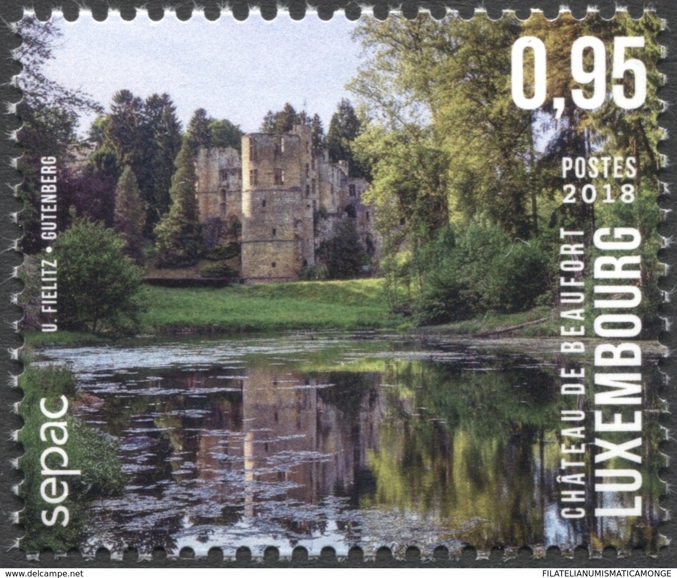 Luxemburgo 2018  Yvert Tellier Nº  2114 ** Sepac  "Vistas Chateau De Beaufort" - Nuovi