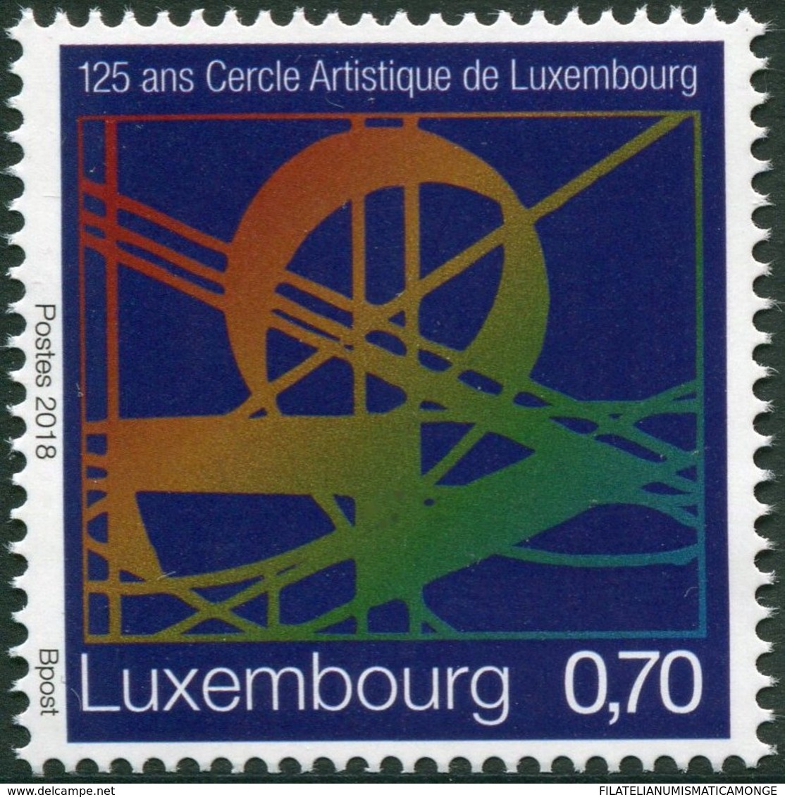 Luxemburgo 2018  Yvert Tellier Nº  2121 ** 125 Aniv. Circuito Artistico De Luxe - Ungebraucht