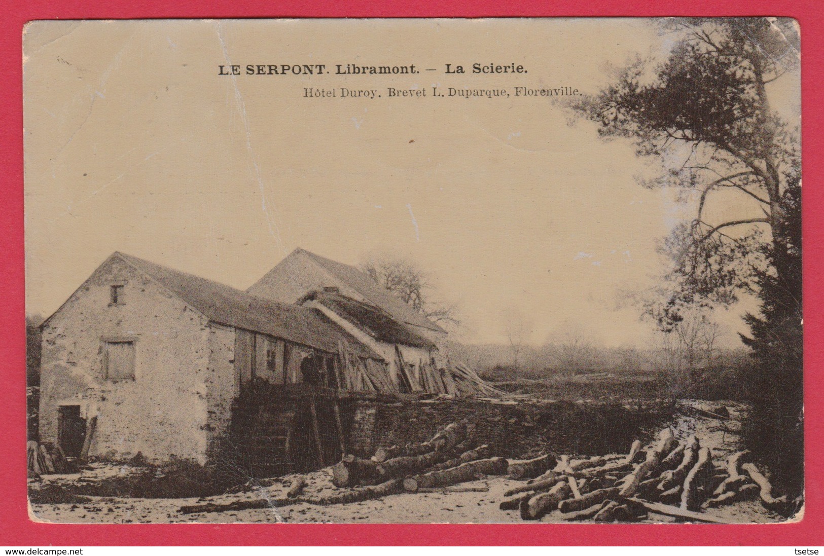 Le Serpont  ( Libramont ) -  La Scierie - 1905 ( Voir Verso ) - Libramont-Chevigny