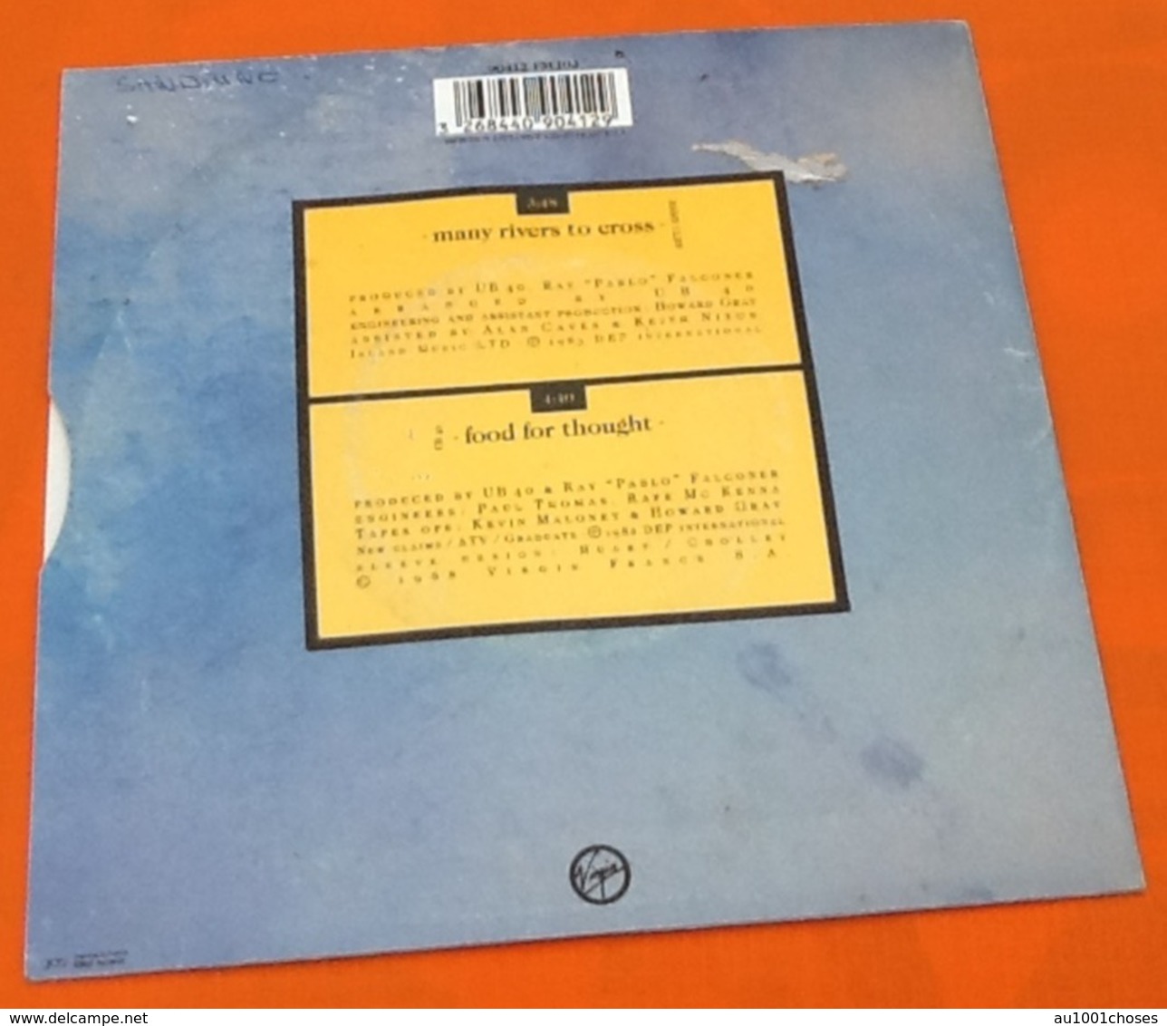 Vinyle 45 Tours UB40  Many Rivers To Cross (1983) - Reggae