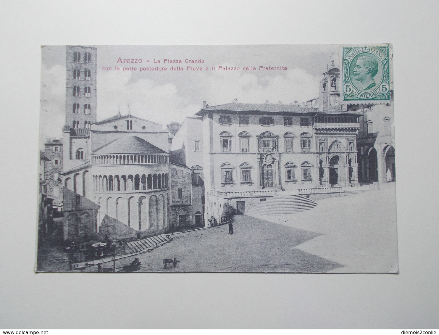 Carte Postale - ITALIE - Arezzo - La Plaza Grande (3871) - Arezzo