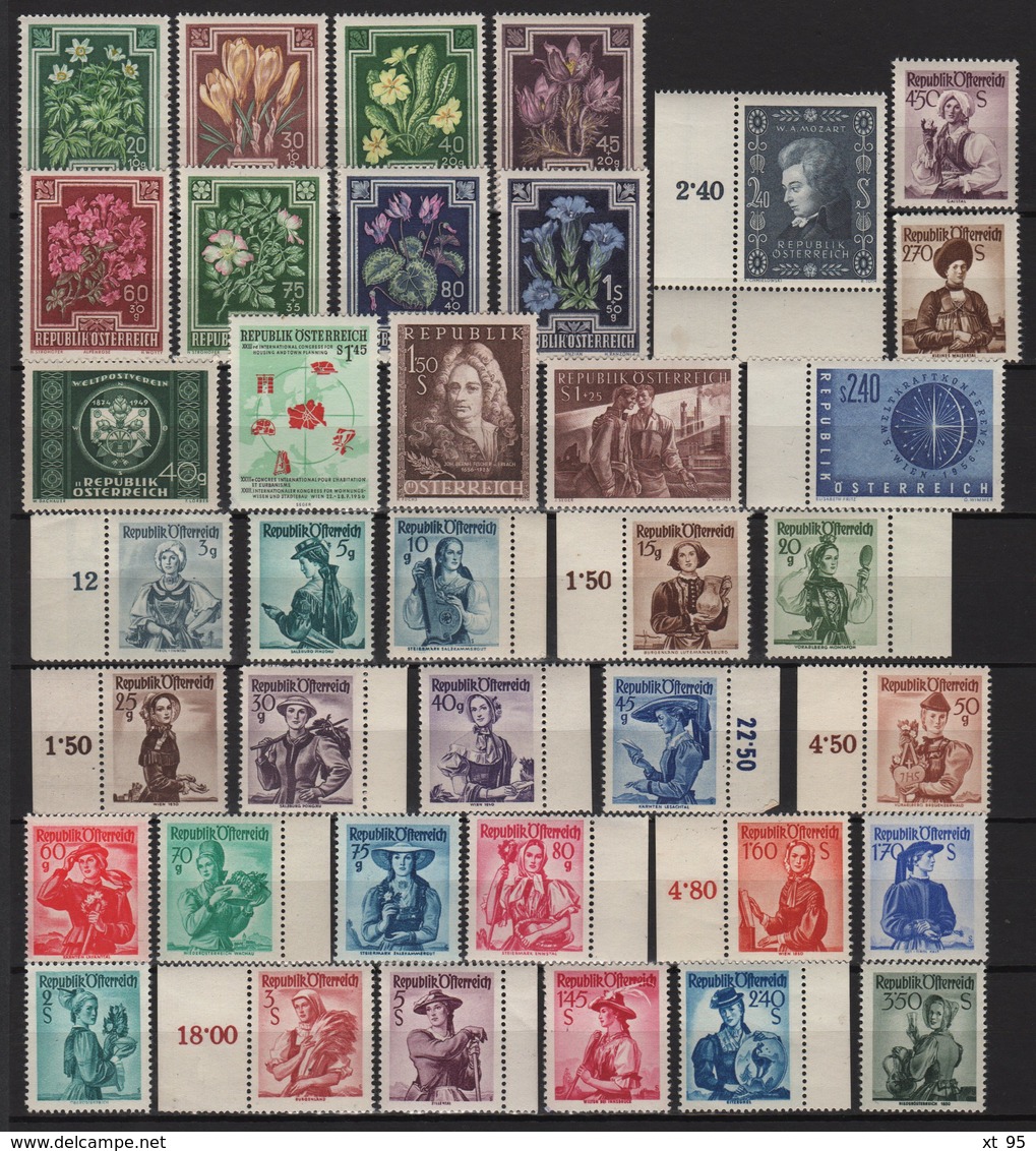 Autriche - Petit Lot De Timbres ** Neufs Sans Charnieres - Cote +97€ - Nuevos