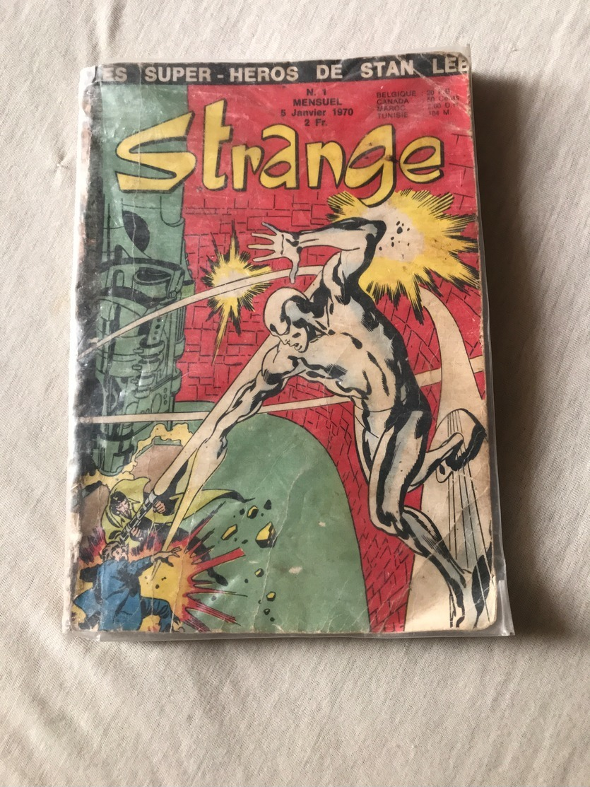 RARE Strange N°1  Edition Original 05 Janvier 1970 Les Super Héros De Stan Lee. - Strange