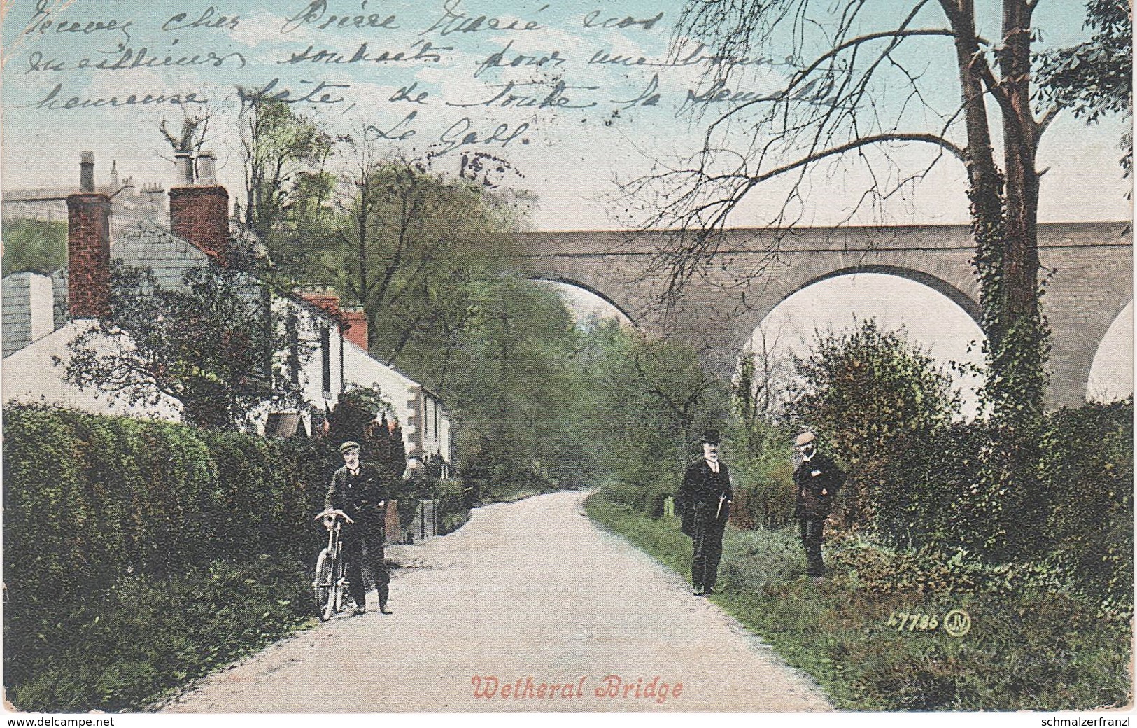 AK Wetheral Railway Train Bridge A Carlisle Great Corby Warwick Scotby Cumberland Cumbria England UK United Kingdom - Carlisle