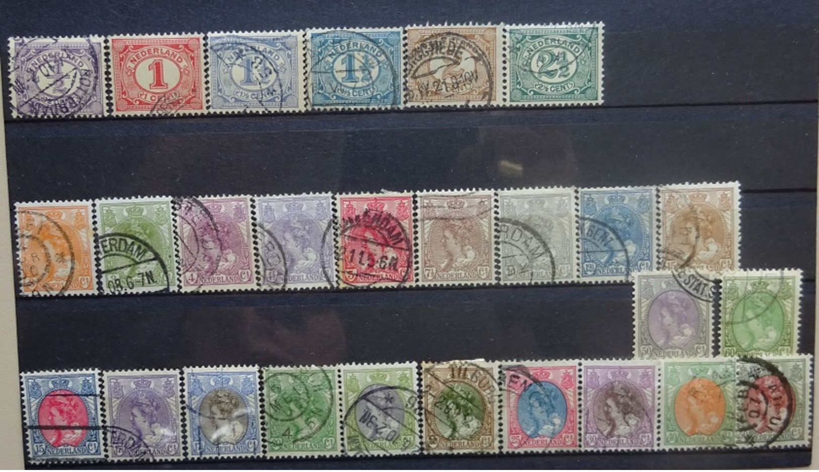 NEDERLAND  1899    Nr. 50 - 55 /  56 - 76       Gestempeld    CW  46,50 - Gebraucht