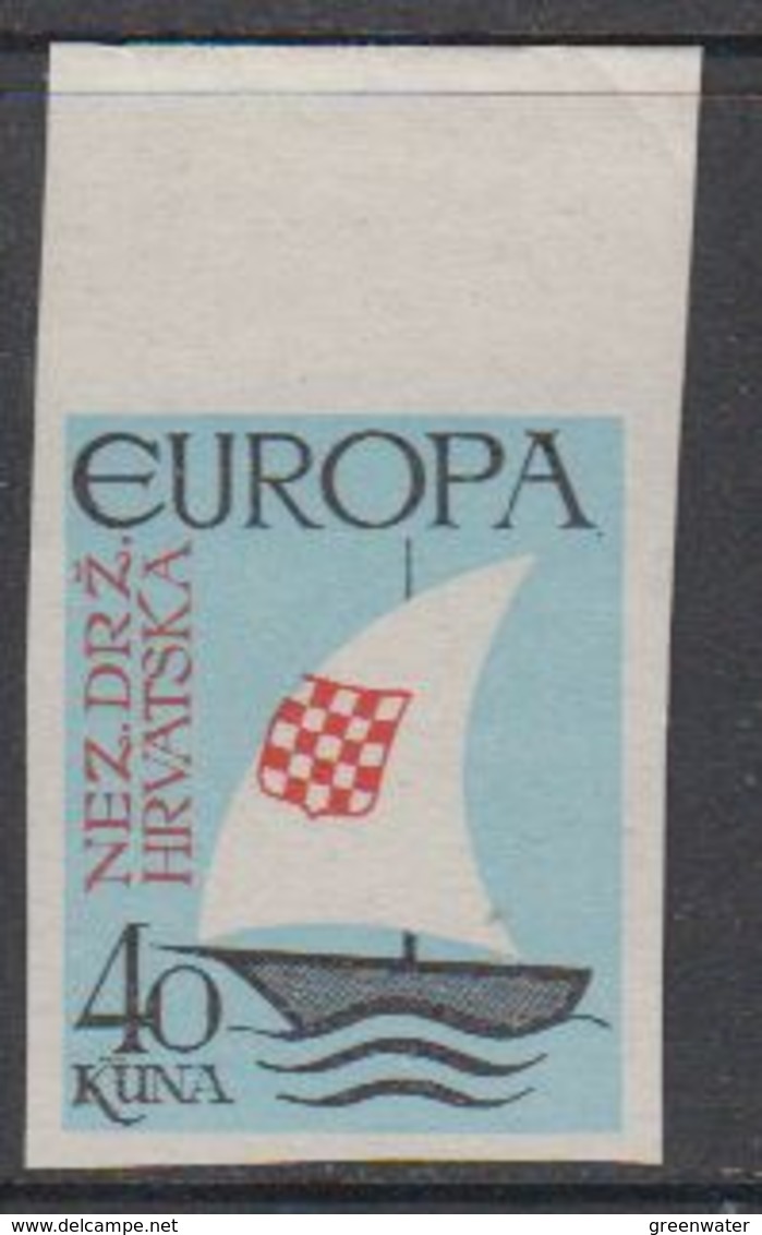 Europa Cept 1966 Croatia Exile 1v Imperforated ** Mnh (45854) - 1966