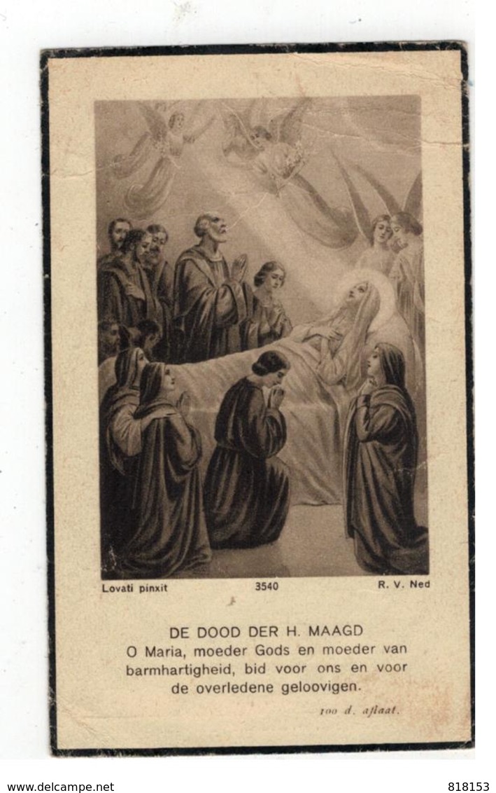 DP Angelina Van Hoof Geb.Heist O-d Berg 1881 Echtgen. V Judocus Heremans,gestorv.Heist Goor 1932 - Religion & Esotericism