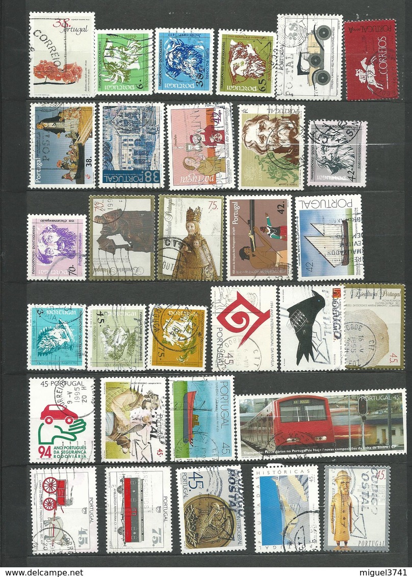 PORTUGAL 1992/93/1994 - 31  Timbres  Tous Differents Oblitere Voir Scan Lot 35 - Detail Annonce - Usati