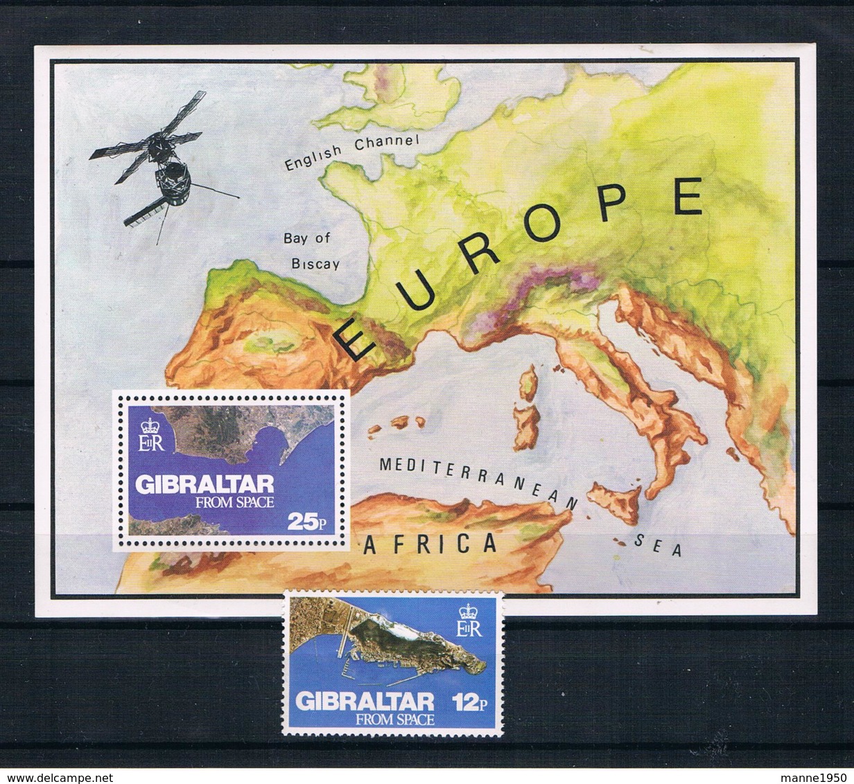 Gibraltar 1978 Raumfahrt Mi.Nr. 371 + Block 5 ** - Gibraltar